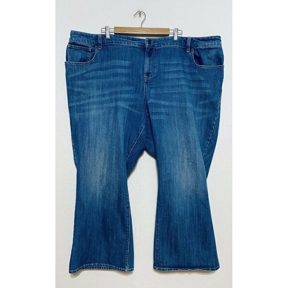 Old Navy Womens Size 28 Short Distressed Medium Wash Straight Leg Jeans Boho - Picture 1 of 5